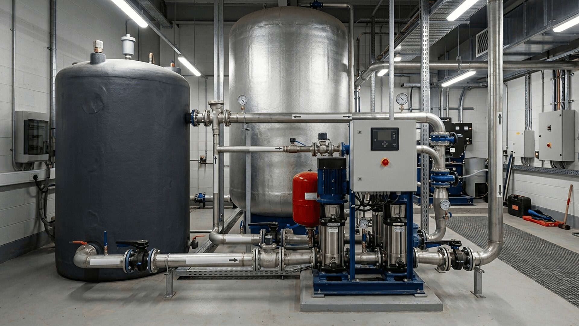 Water & Pressure Systems - Cold Water Tanks & Boosters