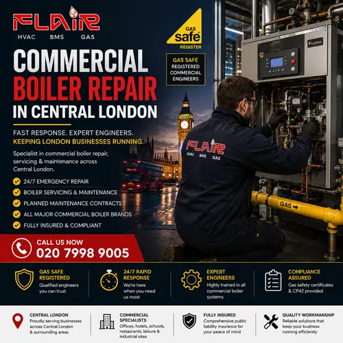 commercial  boiler repair in central london