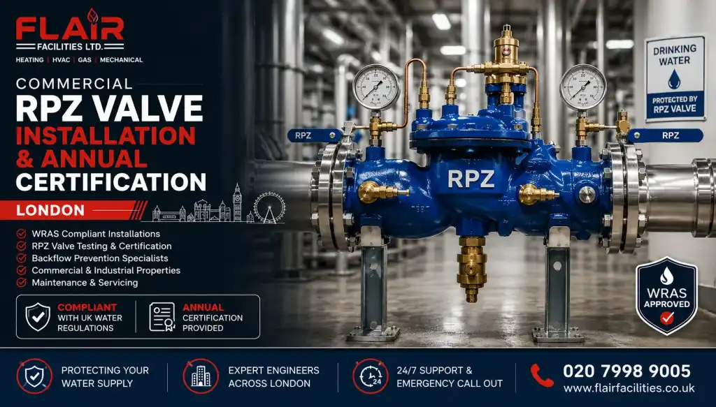 RPZ valves and backflow prevention