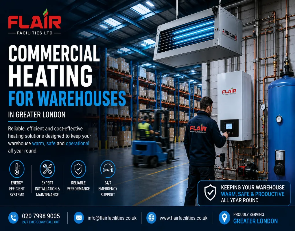 commercial heating for warehouses in Greater London