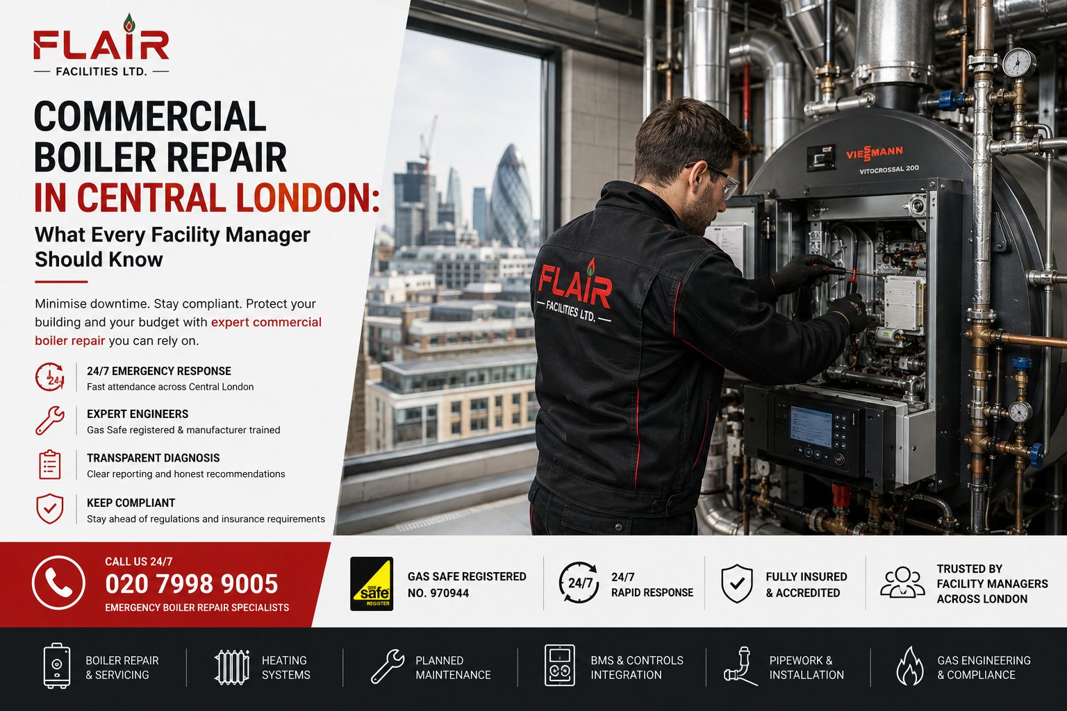 Commercial Boiler Repair in Central London