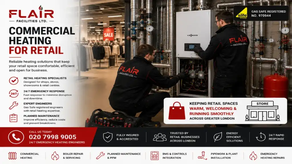 commercial heating for Retail
