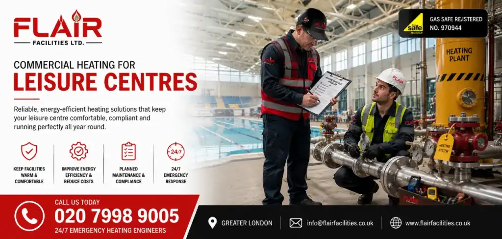 Commercial Heating for Leisure Centres | Commercial and Industrial gas boiler expertise, 24/7 emergency repairs, and experienced engineers